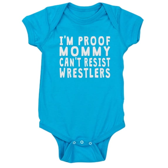 CafePress - Proof Mommy Cant Resist Wrestlers - Cute Infant Bodysuit Baby Romper