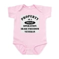 thumbnail image 1 of CafePress - Property Of Proud OIF Veteran Infant Bodysuit - Baby Light Bodysuit, Size Newborn - 24 Months, 1 of 4