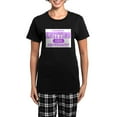 thumbnail image 1 of CafePress - Property University Purple Knitting Pajamas - Women's Short Sleeve Print T-Shirt and Pants Dark Cotton Pajama Set, 1 of 7