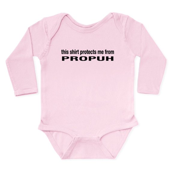 CafePress - Propuh Body Suit - Long Sleeve Cotton Baby Bodysuit