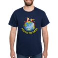 thumbnail image 1 of CafePress - Protect The Earth Dark T Shirt - Men's Classic Graphic Cotton T-Shirt, 1 of 4