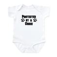 thumbnail image 1 of CafePress - Protected By A Corgi Body Suit - Baby Light Bodysuit, Size Newborn - 24 Months, 1 of 4