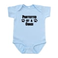 thumbnail image 1 of CafePress - Protected By A Corgi Body Suit - Baby Light Bodysuit, Size Newborn - 24 Months, 1 of 4
