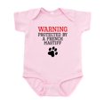 thumbnail image 1 of CafePress - Protected By A French Mastiff Body Suit - Baby Light Bodysuit, Size Newborn - 24 Months, 1 of 4