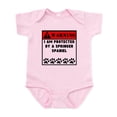 thumbnail image 1 of CafePress - Protected By A Springer Spaniel Body Suit - Baby Light Bodysuit, 1 of 4