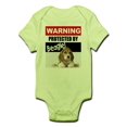 thumbnail image 1 of CafePress - Protected By Beagle Infant Bodysuit - Baby Light Bodysuit, 1 of 1