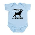 thumbnail image 1 of CafePress - Protected By My Cane Corso Infant Bodysuit - Baby Light Bodysuit, Size Newborn - 24 Months, 1 of 4