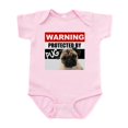 thumbnail image 1 of CafePress - Protected By Pug Infant Bodysuit - Baby Light Bodysuit, Size Newborn - 24 Months, 1 of 4