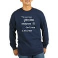 thumbnail image 1 of CafePress - Protons Neutrons Electrons Morons Long Sleeve Dark - Long Sleeve Dark T-Shirt, 1 of 4