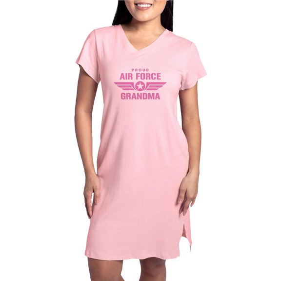 CafePress - Proud Air Force Grandma W [Pink] Women's Nightshir - Women's Nightshirt