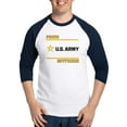 thumbnail image 1 of CafePress - Proud Army Boyfriend Black And Gold Baseball Jersey - Cotton Baseball Jersey, 3/4 Raglan Sleeve Shirt, 1 of 4