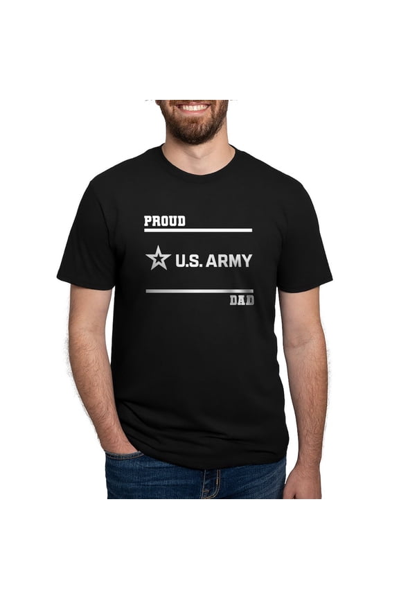 - Proud Army Dad White T Shirt - Mens Tri-blend T-Shirt