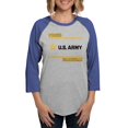 thumbnail image 1 of CafePress - Proud Army Grandma Black And Gold Long Sleeve T Shirt - Womens Baseball Tee, 1 of 4