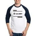 thumbnail image 1 of CafePress - Proud Army Husband Black Baseball Jersey - Cotton Baseball Jersey, 3/4 Raglan Sleeve Shirt, 1 of 4
