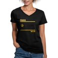 thumbnail image 1 of CafePress - Proud Army Mom Black And Gold T Shirt - Women's V-Neck Dark T-Shirt, 1 of 4