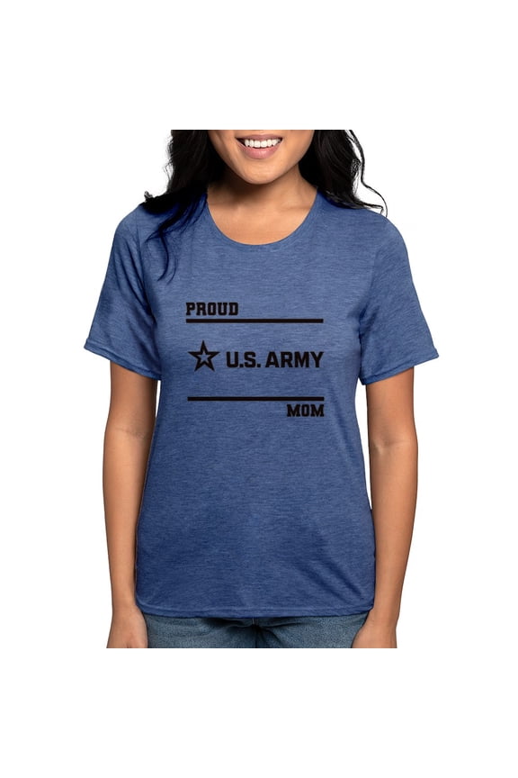 - Proud Army Mom Black T Shirt - Womens Tri-blend T-Shirt