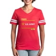 thumbnail image 1 of CafePress - Proud Army Mom White And Gold T Shirt - Womens Football Shirt, 1 of 4