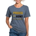 thumbnail image 1 of CafePress - Proud Aunt Of A Soldier Black And Gold T Shirt - Womens Tri-blend T-Shirt, 1 of 4