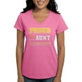 thumbnail image 1 of CafePress - Proud Aunt Of A Solider White And Gold T Shirt - Women's V-Neck Dark T-Shirt, 1 of 3