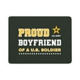 thumbnail image 1 of CafePress - Proud Boyfriend Of A Soldier White And Gold - Large Sherpa Fleece Throw Blanket 80" x 60", 1 of 3