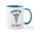 thumbnail image 1 of CafePress - Proud Dad Of A Nurse - 11 oz Ceramic Mug - Novelty Coffee Tea Cup, 1 of 4