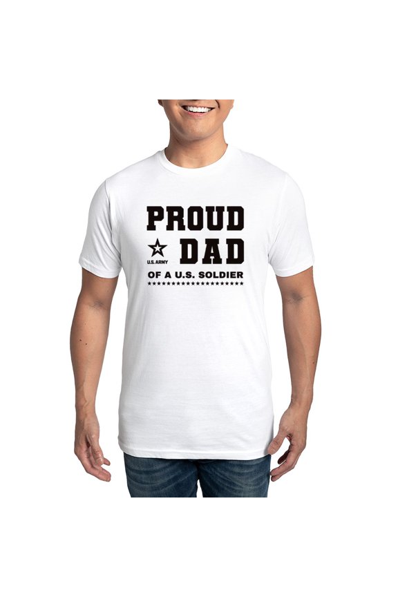 - Proud Dad Of A Soldier Black Men's Eco Sport T Shirt - Men's Light Eco Sport T-Shirt