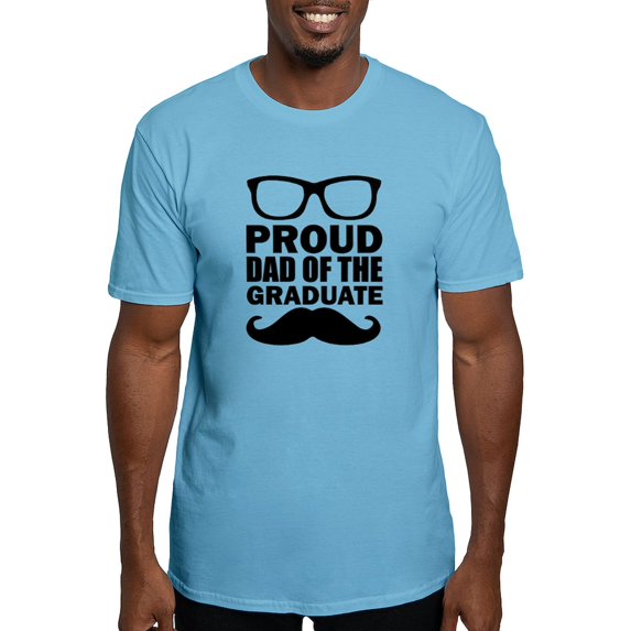 CafePress - Proud Dad Of The Graduate T Shirt - Fitted T-Shirt, Vintage Fit Soft Cotton Tee