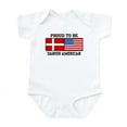 thumbnail image 1 of CafePress - Proud Danish American Infant Bodysuit - Baby Light Bodysuit, Size Newborn - 24 Months, 1 of 4