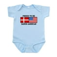 thumbnail image 1 of CafePress - Proud Danish American Infant Bodysuit - Baby Light Bodysuit, Size Newborn - 24 Months, 1 of 4