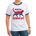 thumbnail image 1 of CafePress - Proud Democat Ringer T - 100% Cotton Ringed T-Shirt, 1 of 4