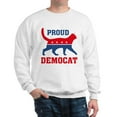 thumbnail image 1 of CafePress - Proud Democat Sweatshirt - Crew Neck Sweatshirt, 1 of 4