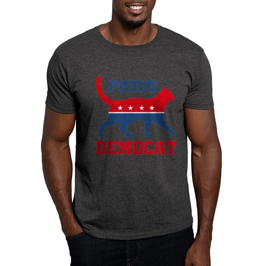 CafePress - Proud Democat White T Shirt - Men's Classic Cotton T-Shirts