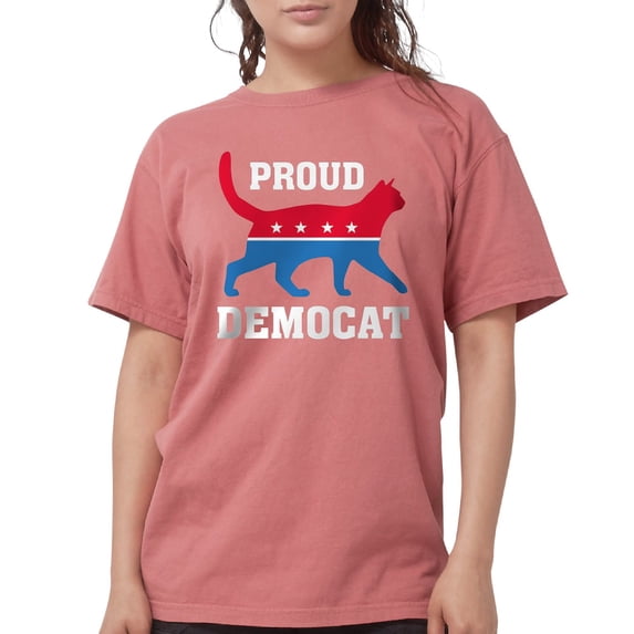 CafePress - Proud Democat Women's Dark T Shirt - Womens Comfort Colors® Shirt