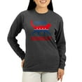 thumbnail image 1 of CafePress - Proud Democat Women's Long Sleeve T Shirt - Women's Long Sleeve Graphic Tee Casual Fit, 1 of 4