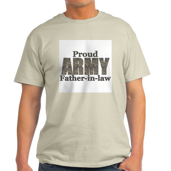 CafePress - Proud Father In Law (ACU) Light T Shirt - Men's Classic Graphic T-Shirt