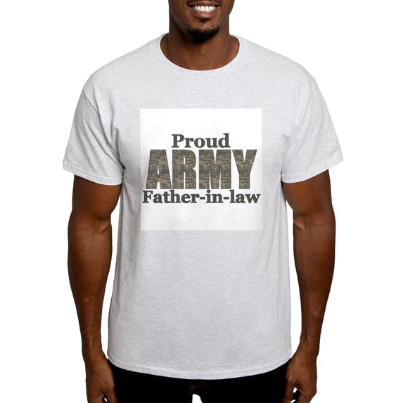 CafePress - Proud Father In Law (ACU) Light T Shirt - Men's Classic Graphic T-Shirt