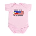 thumbnail image 1 of CafePress - Proud Filipino American Infant Bodysuit - Baby Light Bodysuit, Size Newborn - 24 Months, 1 of 4
