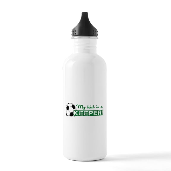 CafePress - Proud Goalkeeper Parent Stainless Water Bottle 1.0 - Stainless Steel Water Bottle, Sports Bottle, 1.0L