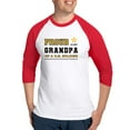 thumbnail image 1 of CafePress - Proud Grandpa Of A Soldier Black And Gold Baseball Jersey - Cotton Baseball Jersey, 3/4 Raglan Sleeve Shirt, 1 of 4