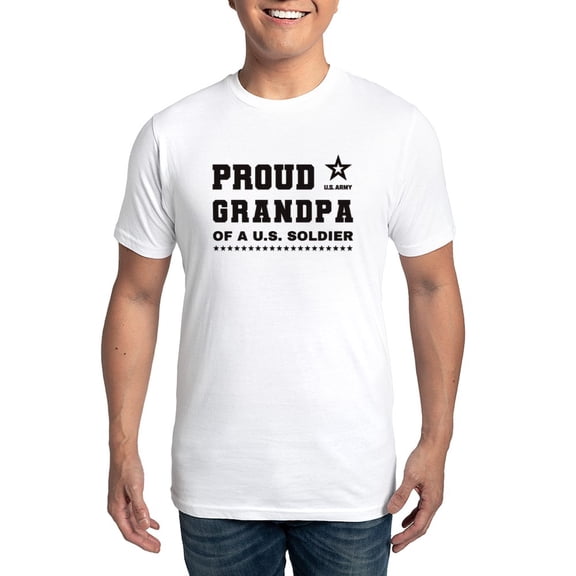 CafePress - Proud Grandpa Of A Soldier Black Men's Eco Sport T Shirt - Men's Light Eco Sport T-Shirt