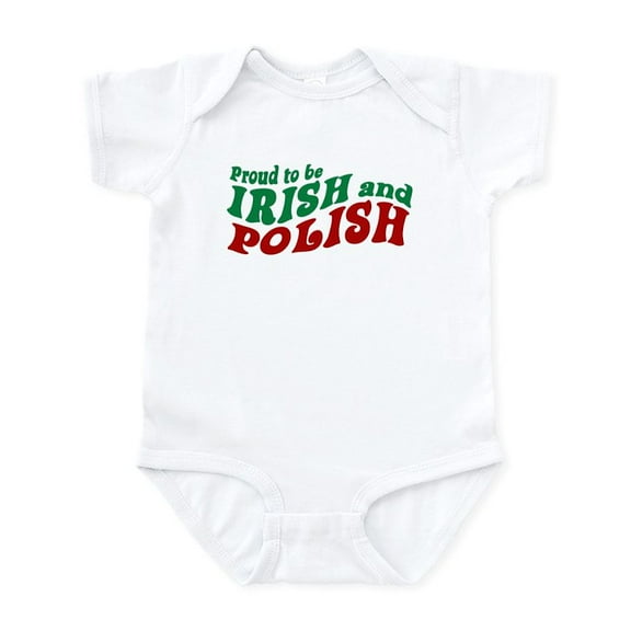 CafePress - Proud Irish And Polish Infant Bodysuit - Baby Light Bodysuit, Size Newborn - 24 Months