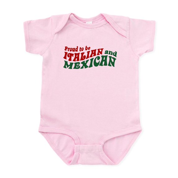 CafePress - Proud Italian And Mexican Infant Bodysuit - Baby Light Bodysuit, Size Newborn - 24 Months
