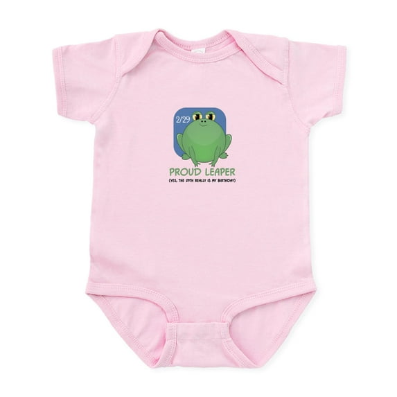 CafePress - Proud Leaper Infant Bodysuit - Baby Light Bodysuit, Size Newborn - 24 Months