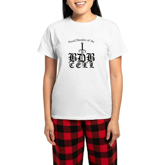 CafePress - Proud Member Of The BDB Cell Women's Light Pajamas - Women's Short Sleeve Print T-Shirt and Pants Light Cotton Pajama Set