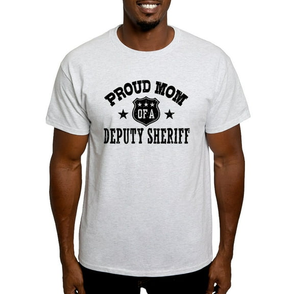 CafePress - Proud Mom Of A Deputy Sheriff Light T Shirt - Men's Classic Graphic T-Shirt