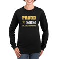 thumbnail image 1 of CafePress - Proud Mom Of A Soldier White And Gold Long Sleeve T Shirt - Women's Long Sleeve Graphic Tee Casual Fit, 1 of 4