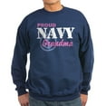 thumbnail image 1 of CafePress - Proud Navy Grandma Sweatshirt (Dark) - Classic Crew Neck Sweatshirt, 1 of 4