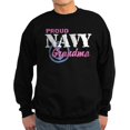 thumbnail image 1 of CafePress - Proud Navy Grandma Sweatshirt (Dark) - Classic Crew Neck Sweatshirt, 1 of 4