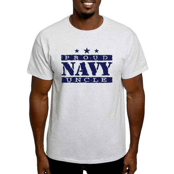 CafePress - Proud Navy Uncle Light T Shirt - Men's Classic Graphic T-Shirt