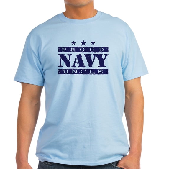 CafePress - Proud Navy Uncle Light T Shirt - Men's Classic Graphic T-Shirt
